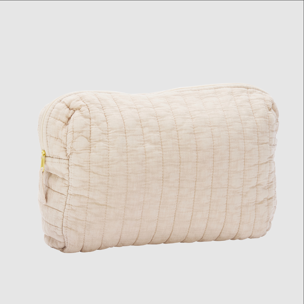 Trousse de toilette matelassée