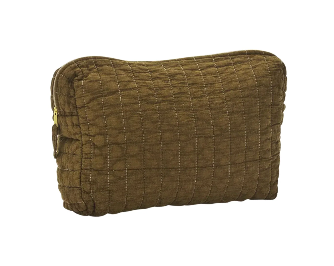 Trousse de toilette matelassée