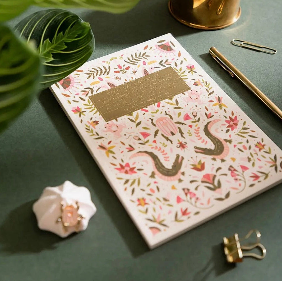 Carnet A5 Croco rose