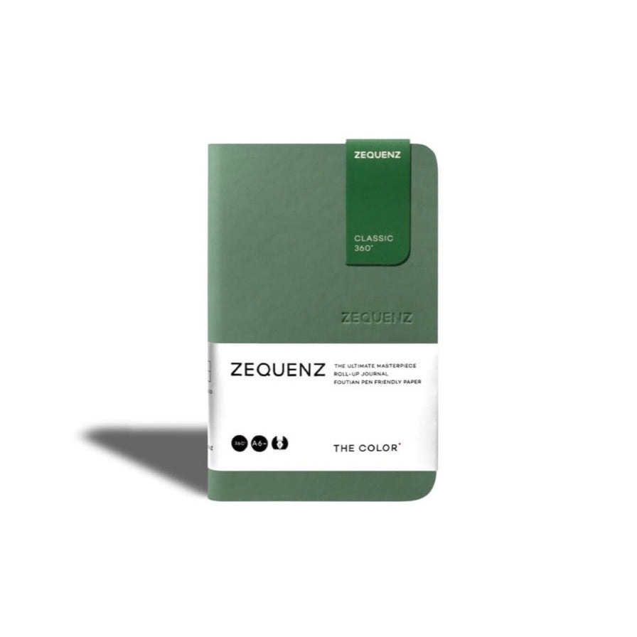 Carnet Zequenz The Color A6 ligné - Jade