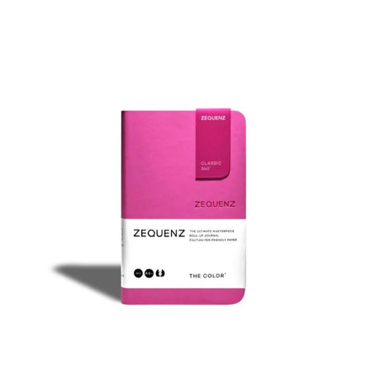Carnet Zequenz The Color A6 ligné - Magenta