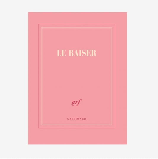 Carnet carré rose " Le baiser "