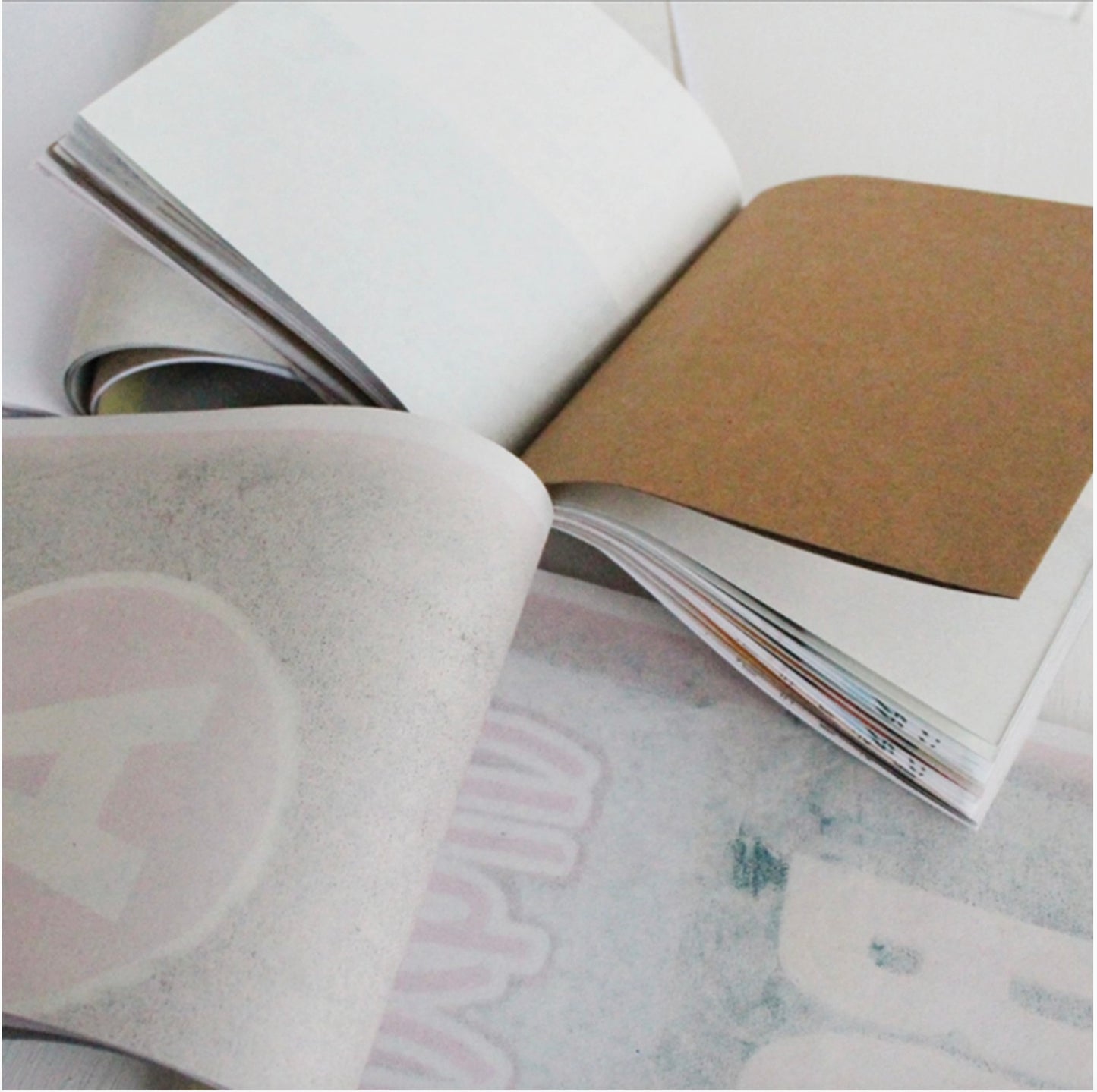 Grand carnet couleur papier recyclé