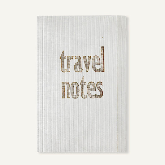 Carnet travel notes Vintage – Couverture en Lin des Années 1960