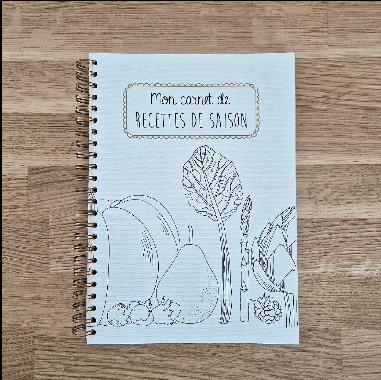 Carnet de recettes de saison A5