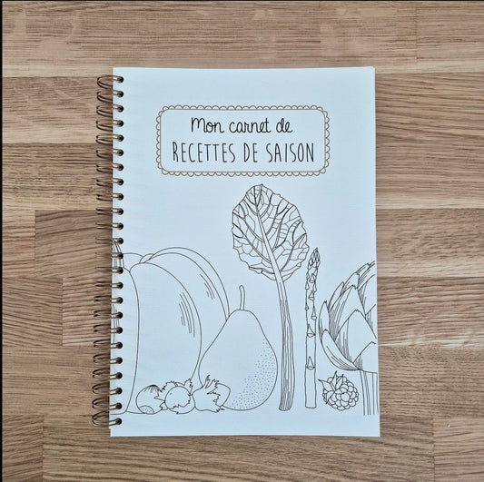 Carnet de recettes de saison A5
