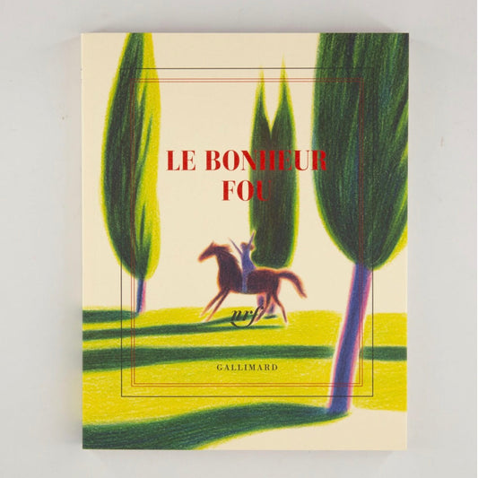 Carnet carré illustré " Le bonheur fou "