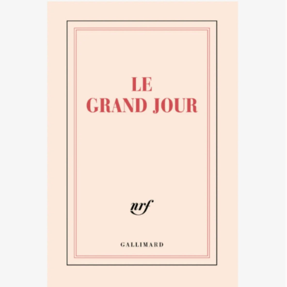Carnet ligné "Le grand jour"
