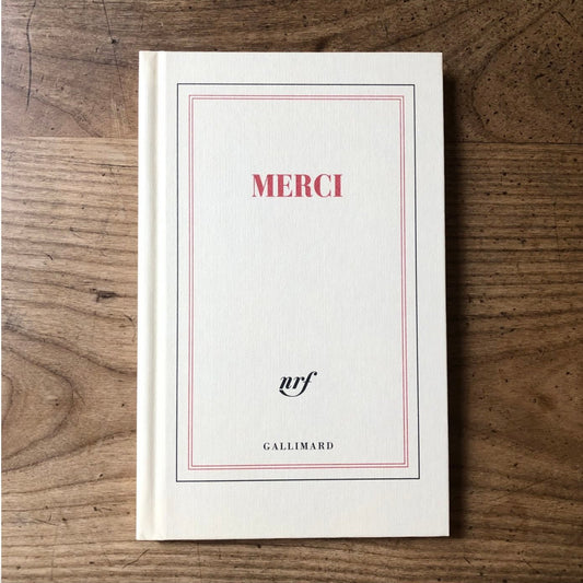 Carnet rigide "Merci"