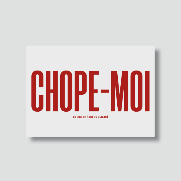 Carte Postale Chope moi