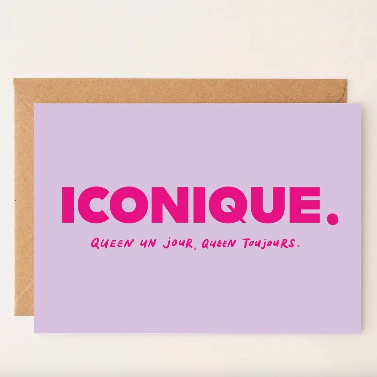Carte Iconique queen un jour queen toujours rio soley La cachette de M