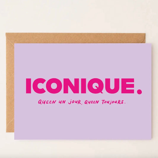 Carte Iconique queen un jour queen toujours