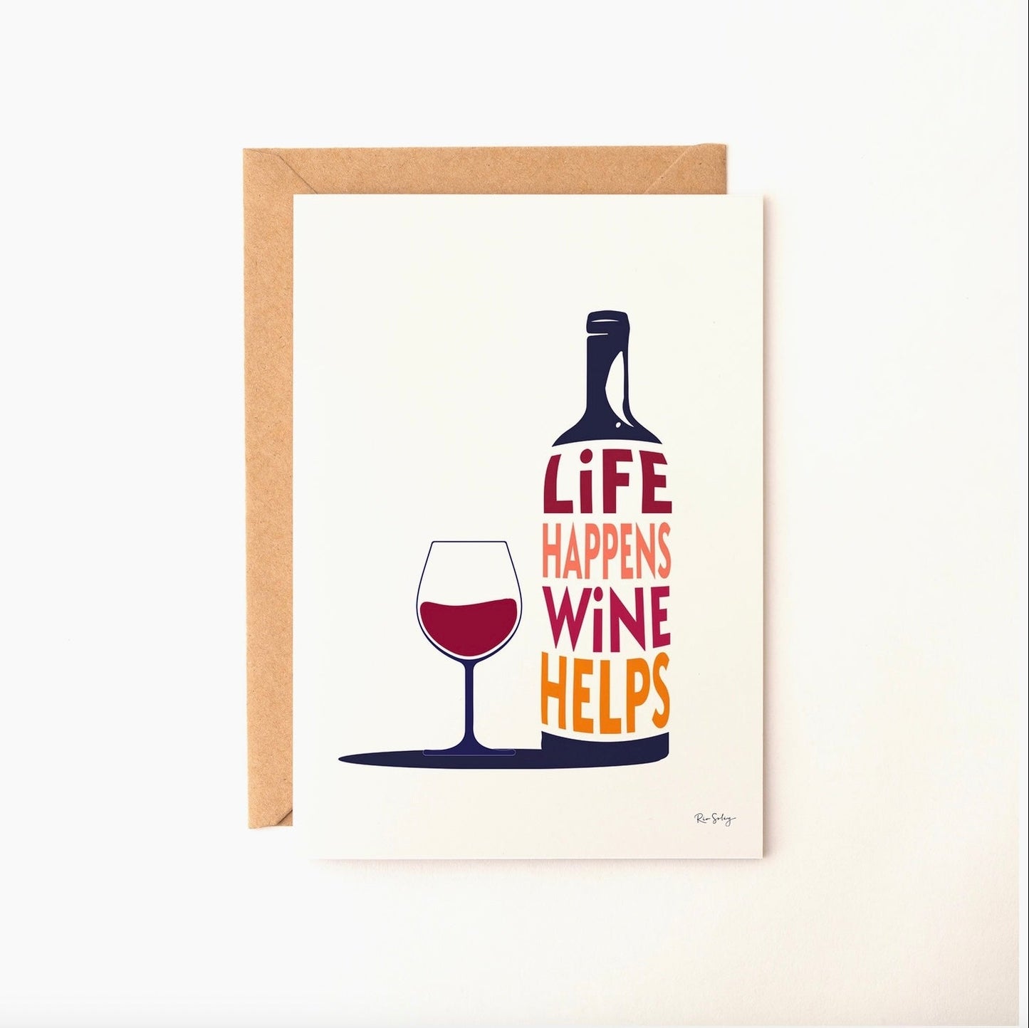 Carte Life happens wine helps