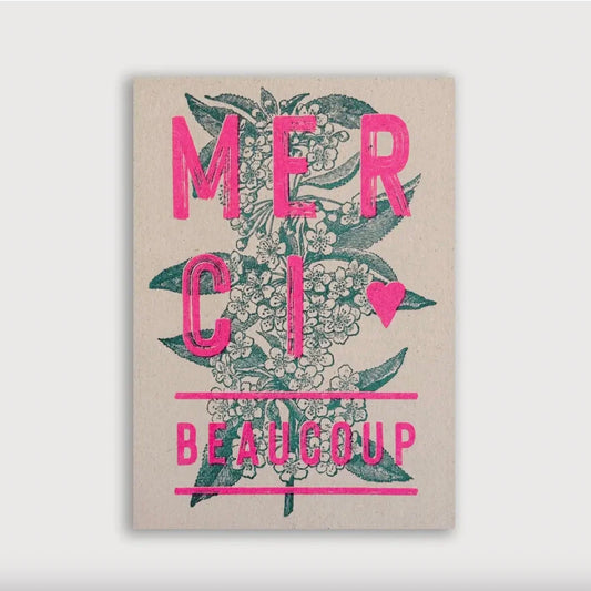 Carte postale Merci beaucoup