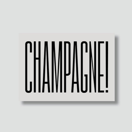 Carte Postale Champagne !