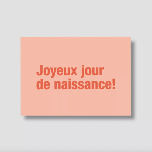 Carte Postale Joyeux jour de naissance