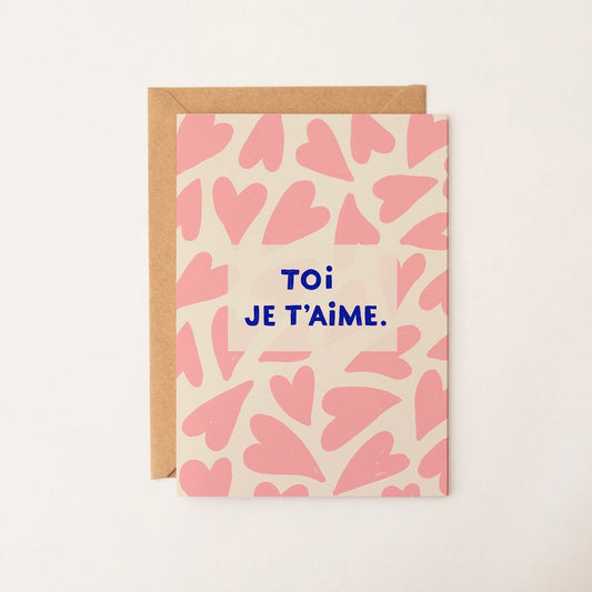 Carte Toi je t'aime