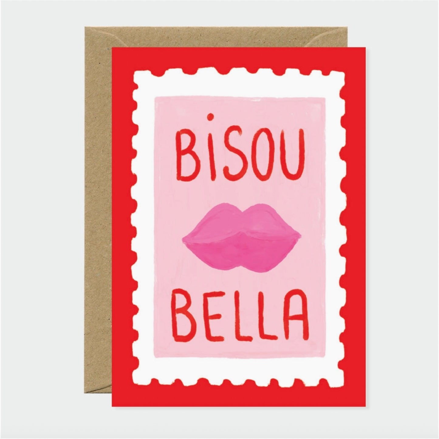 Carte Bisou Bella