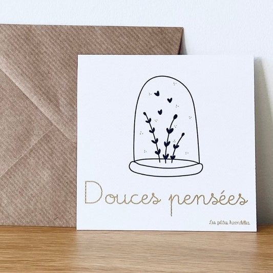 Carte Douces pensées