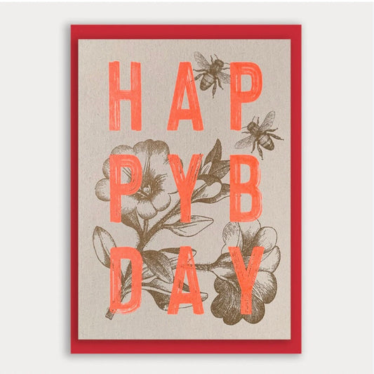 Carte postale Happy bday A5