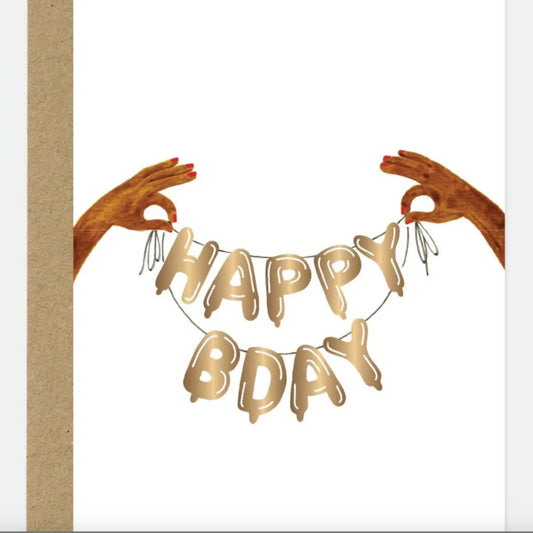 Carte Happy Bday