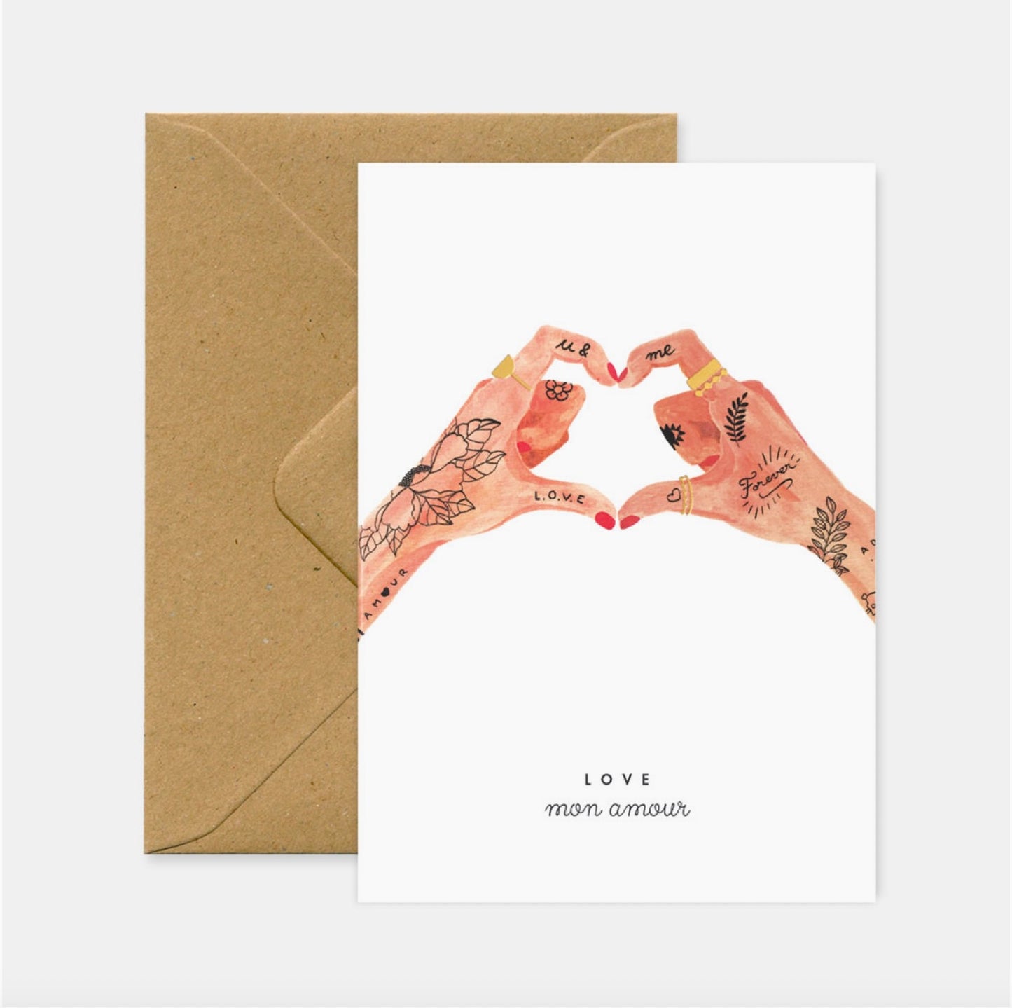 Carte Love mon amour