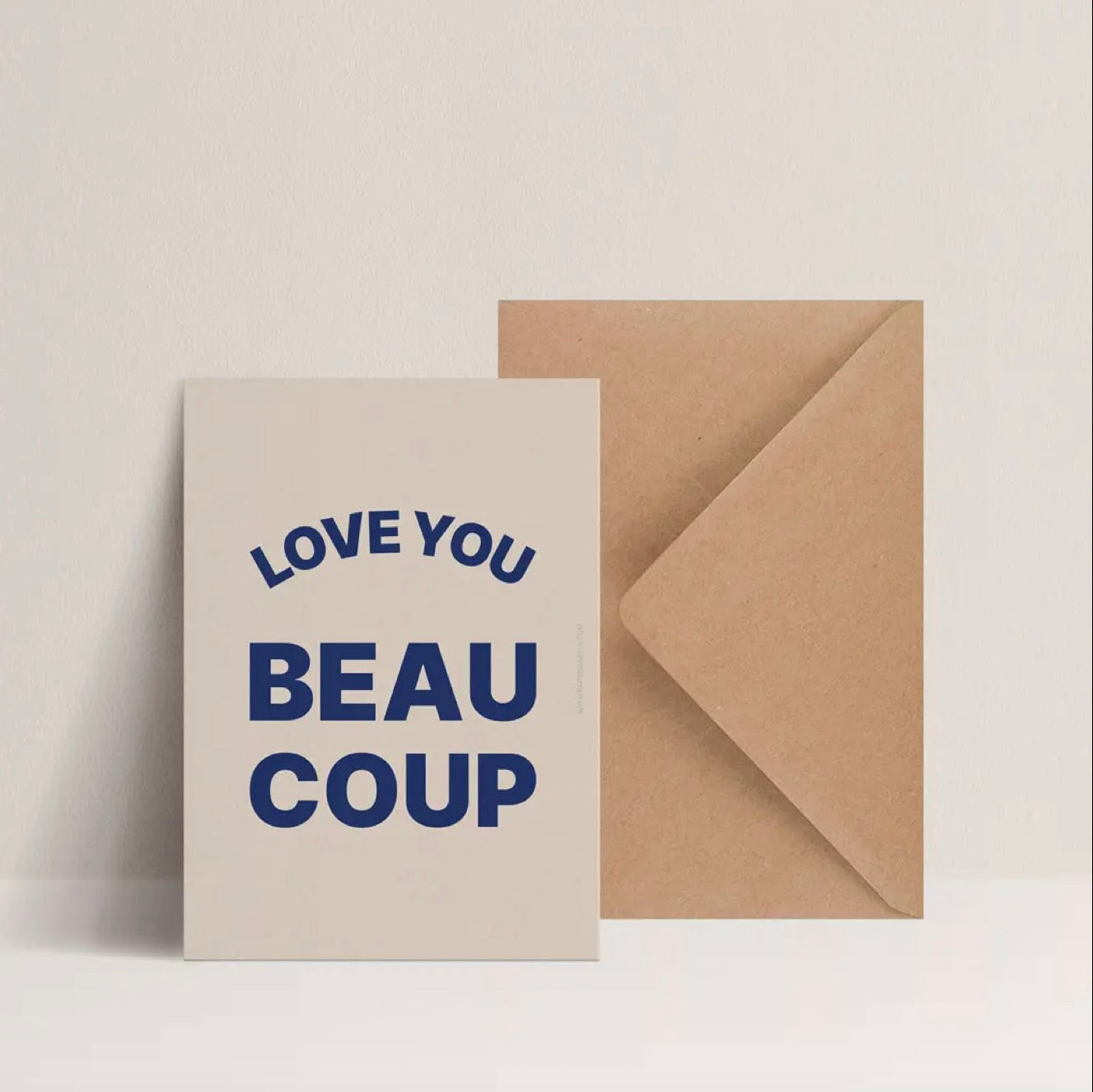 Carte Love you beaucoup