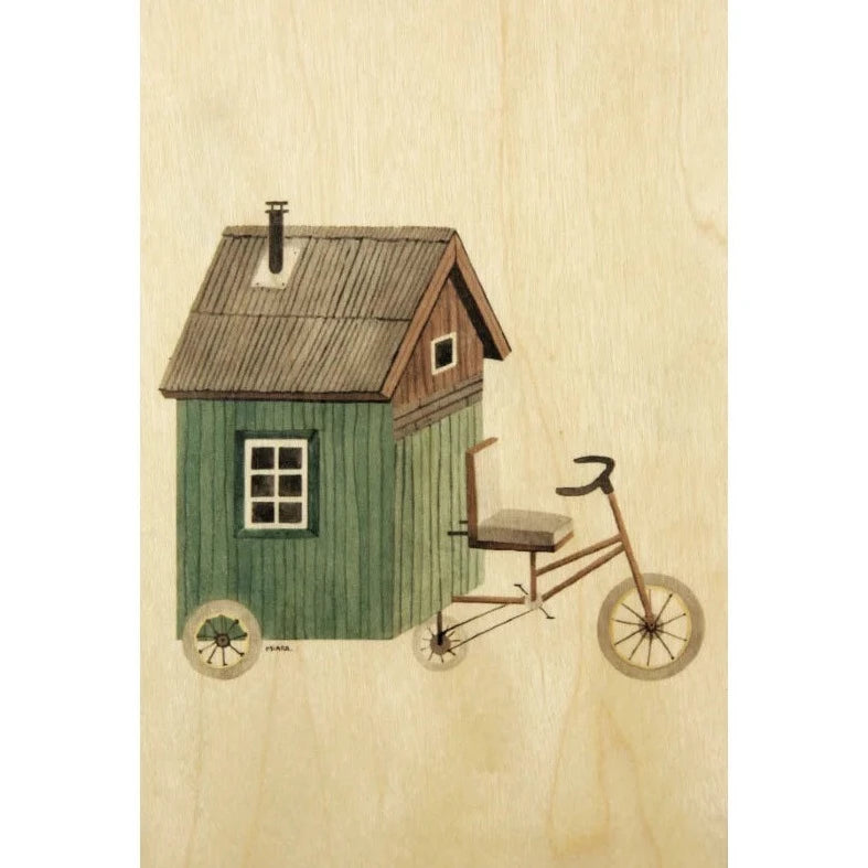 Carte postale home on wheels