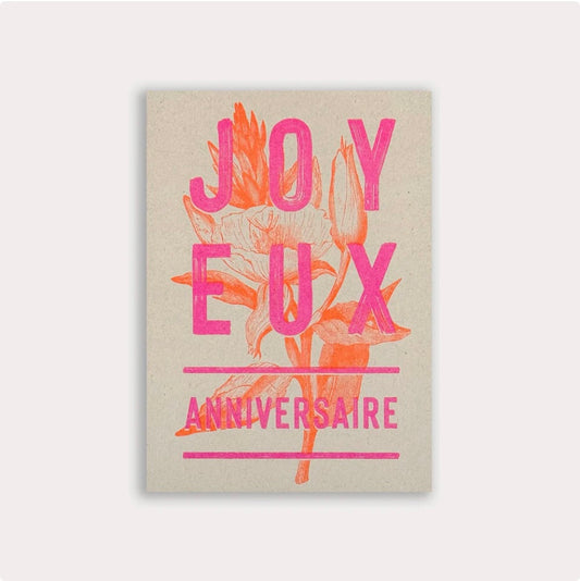Carte postale Joyeux anniversaire