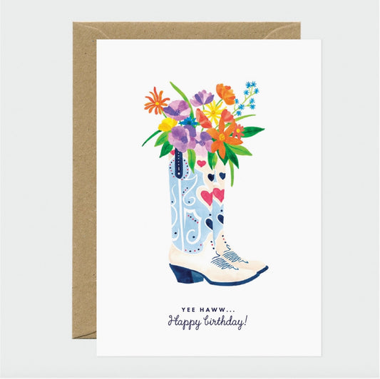 Carte Yee haww birthday