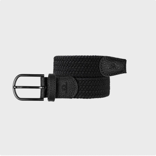 Ceinture tressée élastique All black