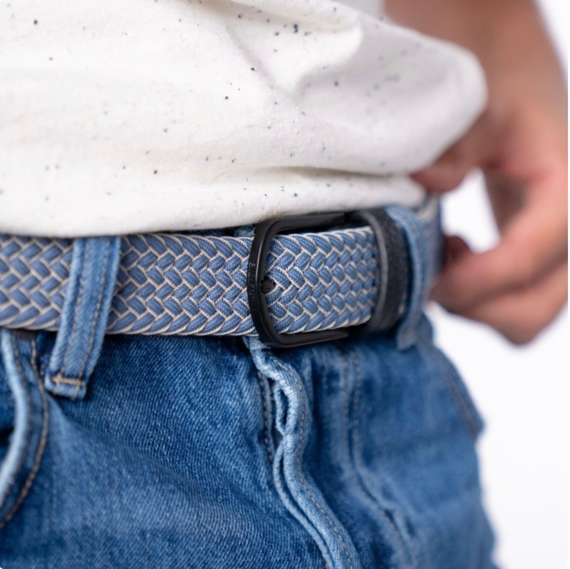 Ceinture tressée élastique Chicago