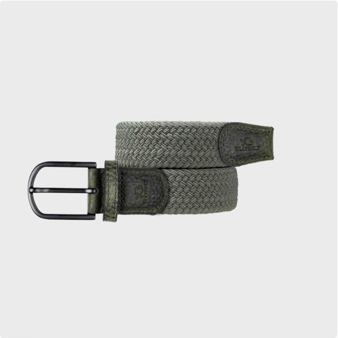 Ceinture tressée élastique Dark forest