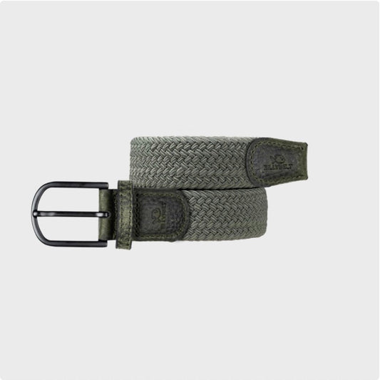 Ceinture tressée élastique Dark forest