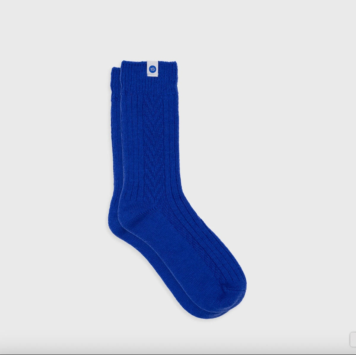 Chaussettes Laine Bleu Electrique