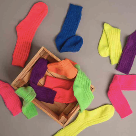 woolsens chaussettes alpaga couleurs vives
