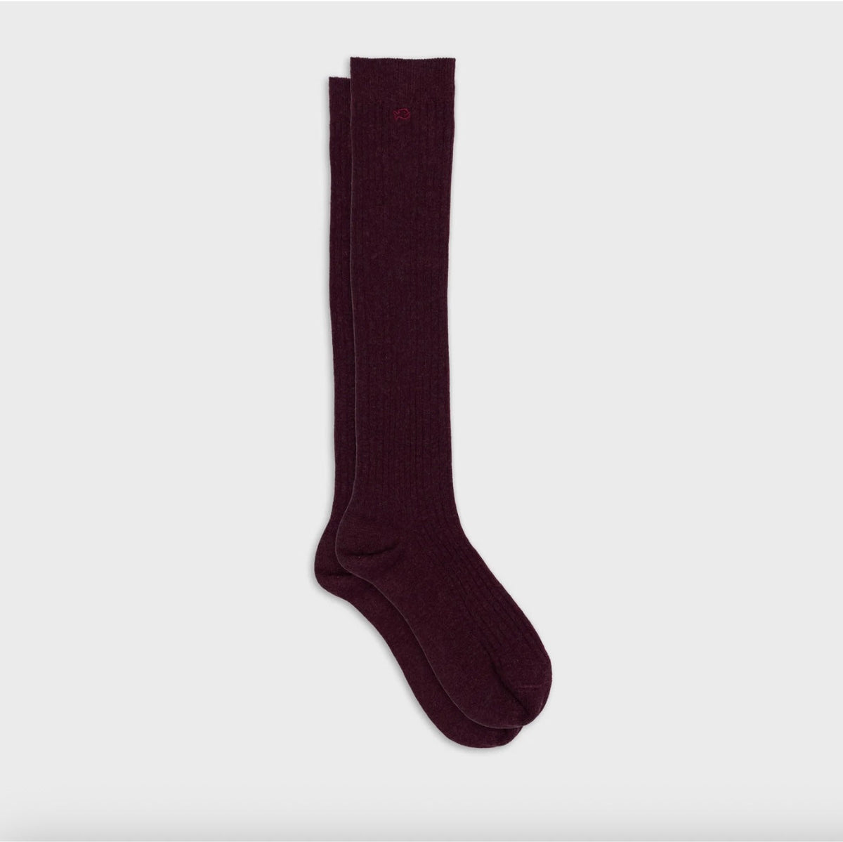 Chaussettes hautes Bordeaux