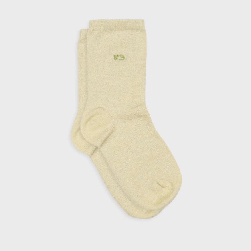 Chaussettes Paillettes Jaune clair
