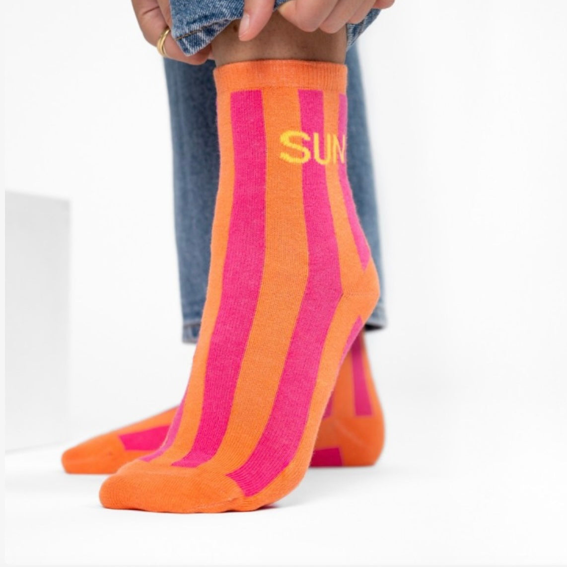 Chaussettes rayées Sun