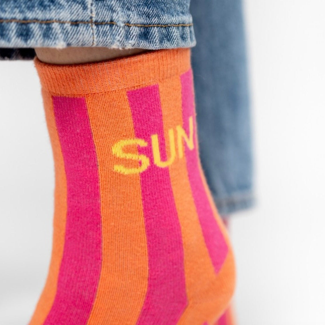 Chaussettes rayées Sun