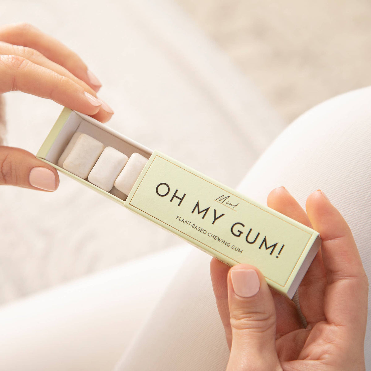 Chewing-gum à la menthe