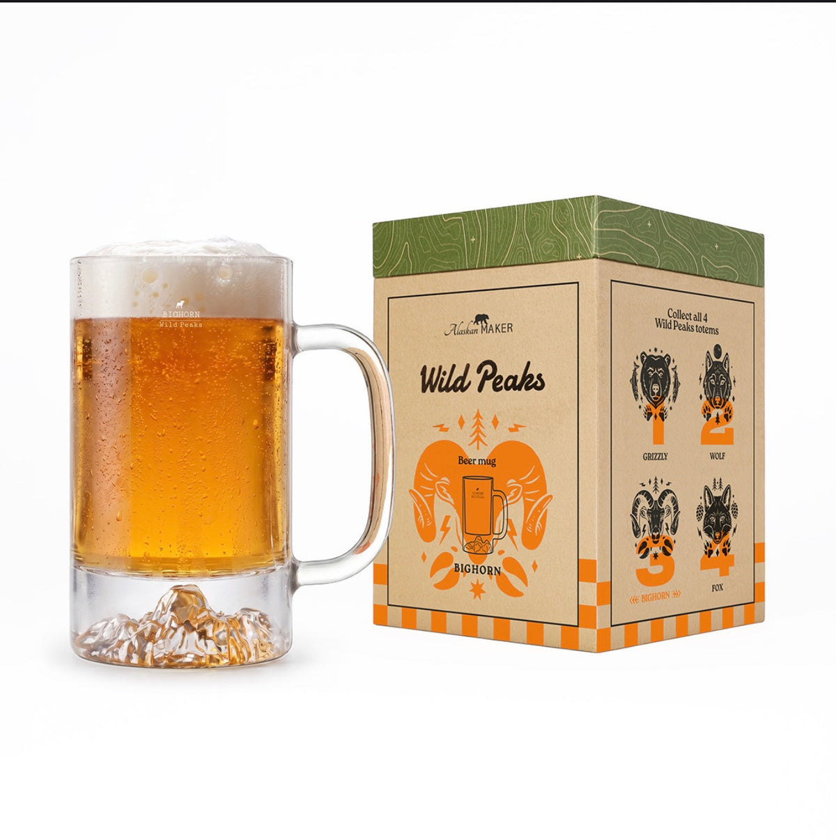Chope à bière Wild Peaks