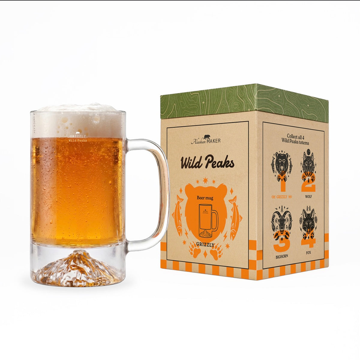 Chope à bière Wild Peaks