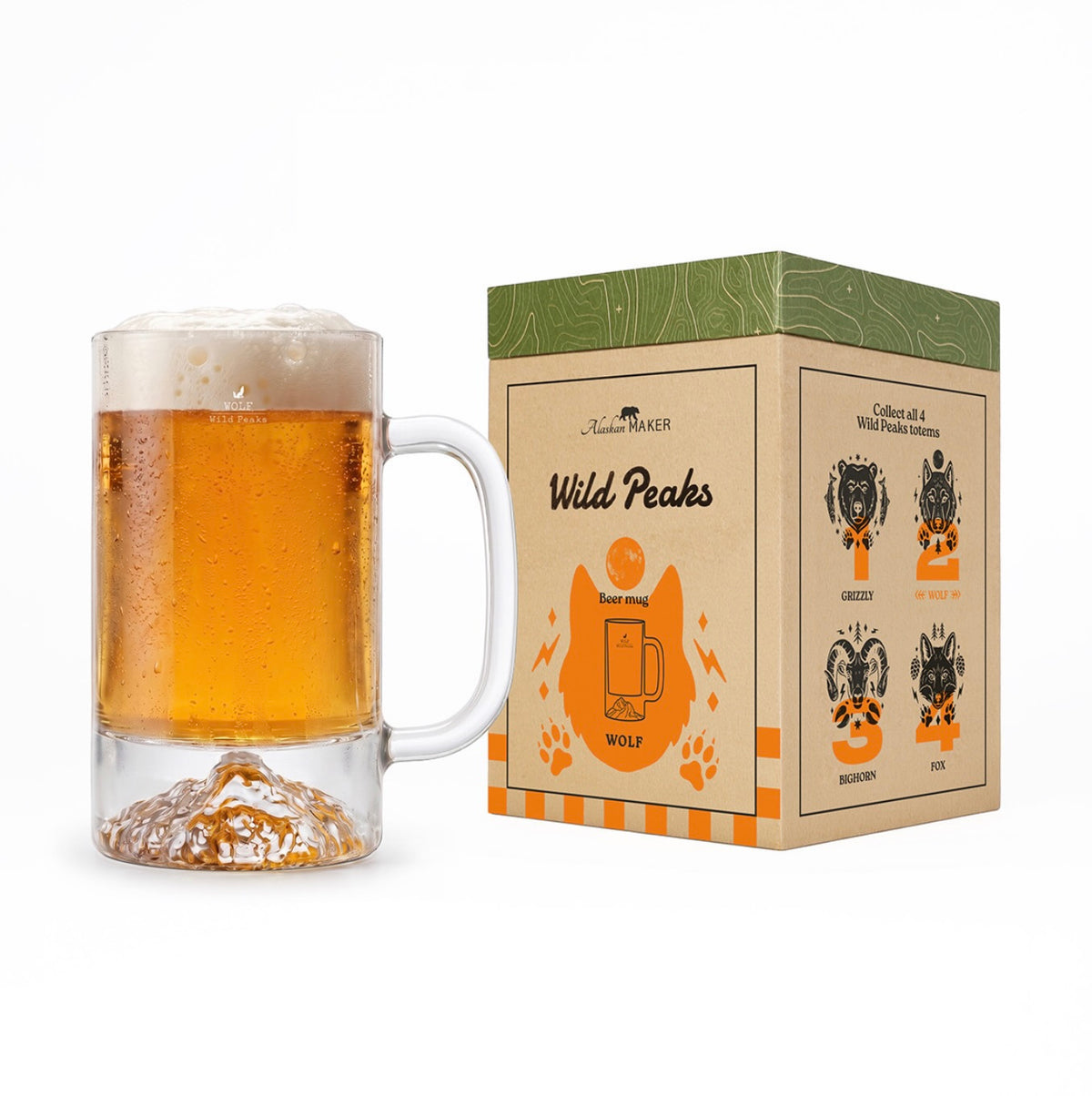 Chope à bière Wild Peaks
