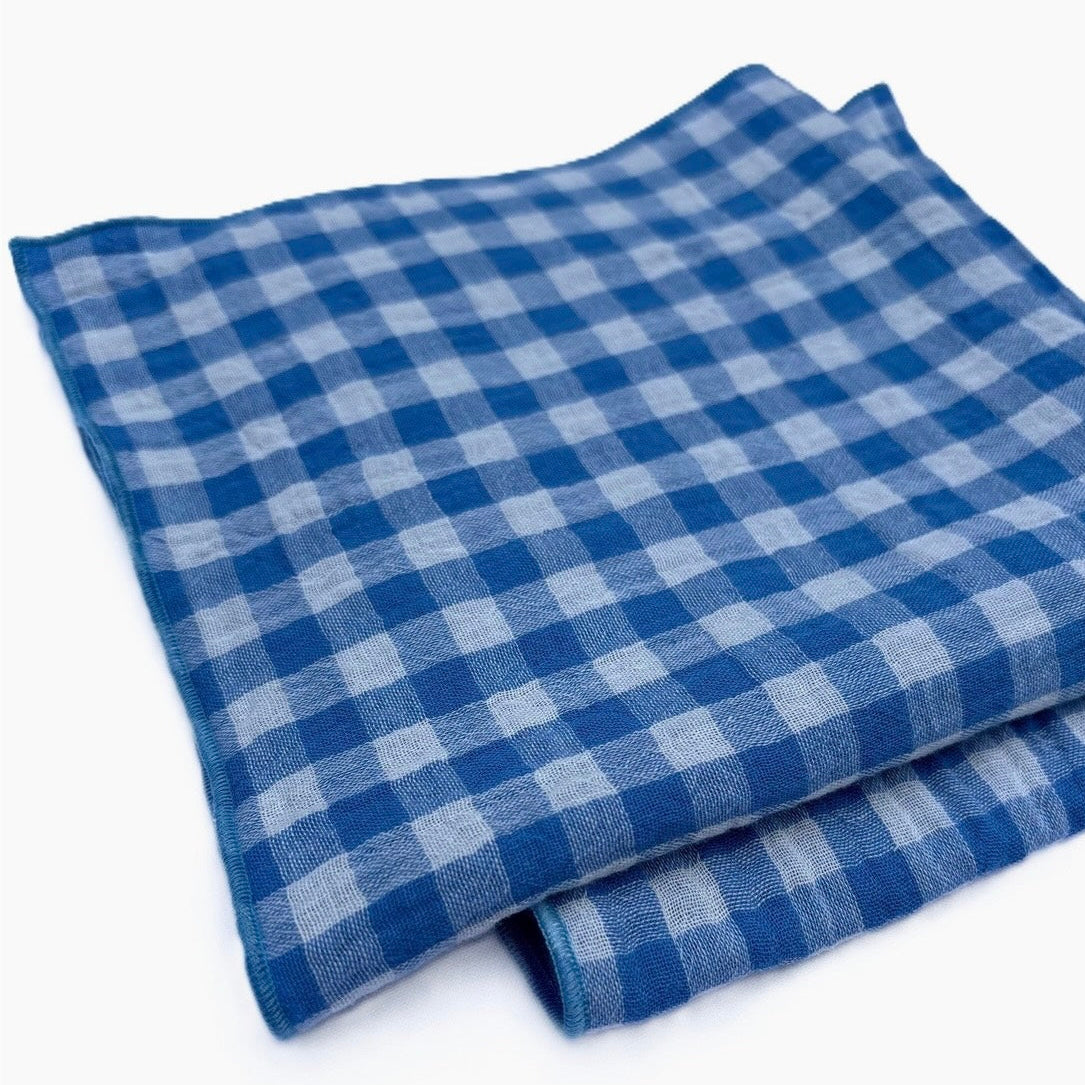 Coffret 4 Serviettes de Table – Double Gaze de Coton Vichy