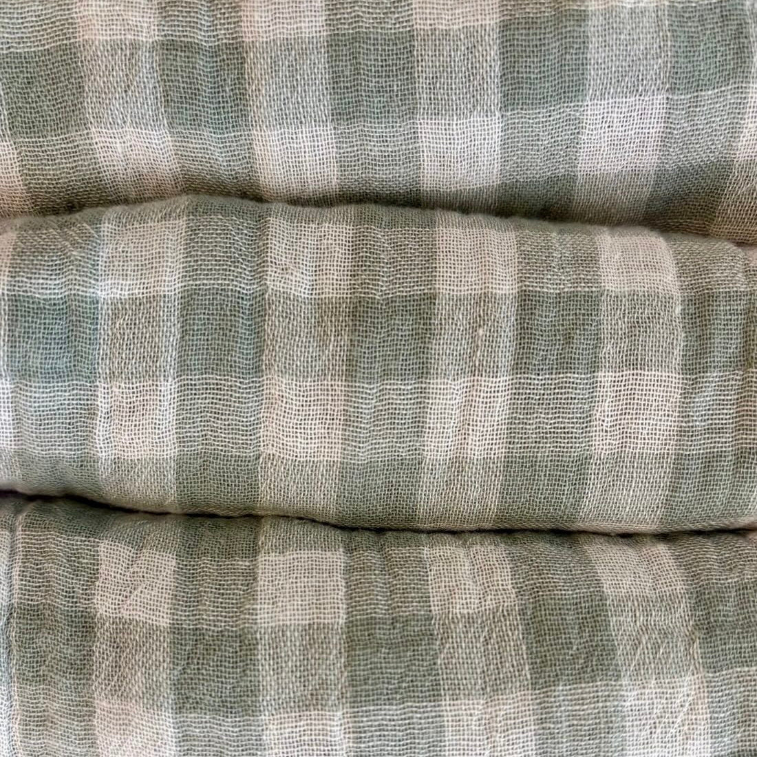 Coffret 4 Serviettes de Table – Double Gaze de Coton Vichy