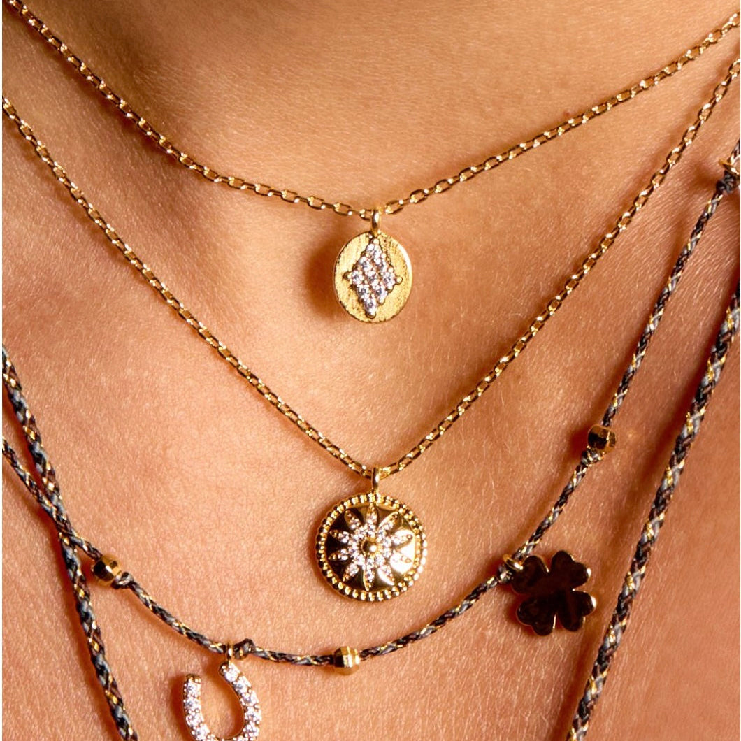 Collier Gold Flower
