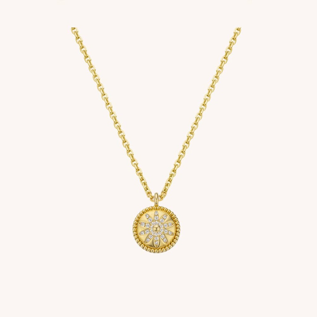 Collier Gold Flower