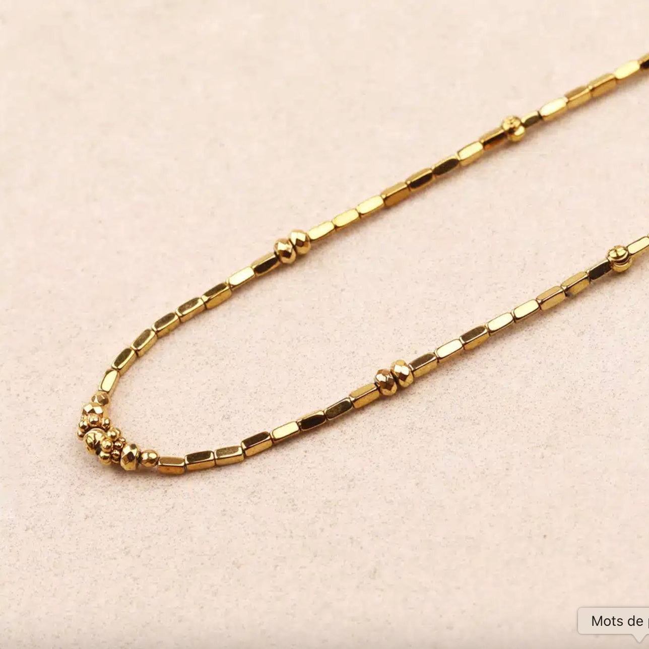 Collier Matou doré