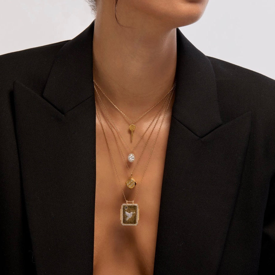 Collier Olé key Or